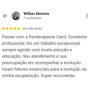 Avaliação do atendimento de fisioterapia pélvica